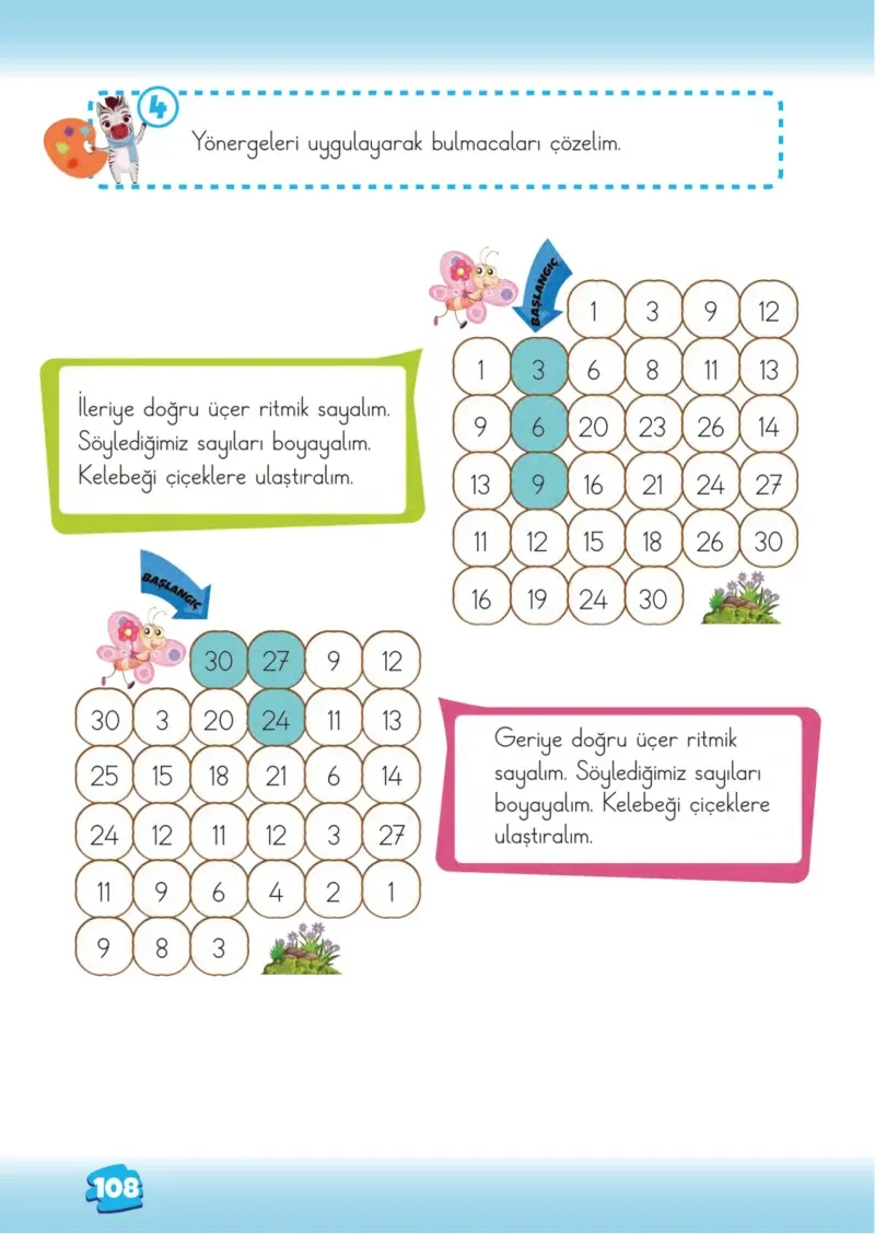 2. Sınıf Matematik Ders Kitabı Cevapları Meb Yayınları 1.Kitap Sayfa 108