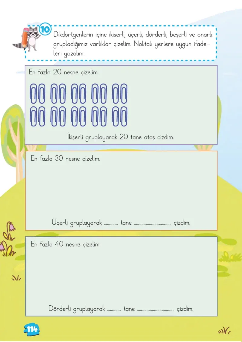 2. Sınıf Matematik Ders Kitabı Cevapları Meb Yayınları 1.Kitap Sayfa 114