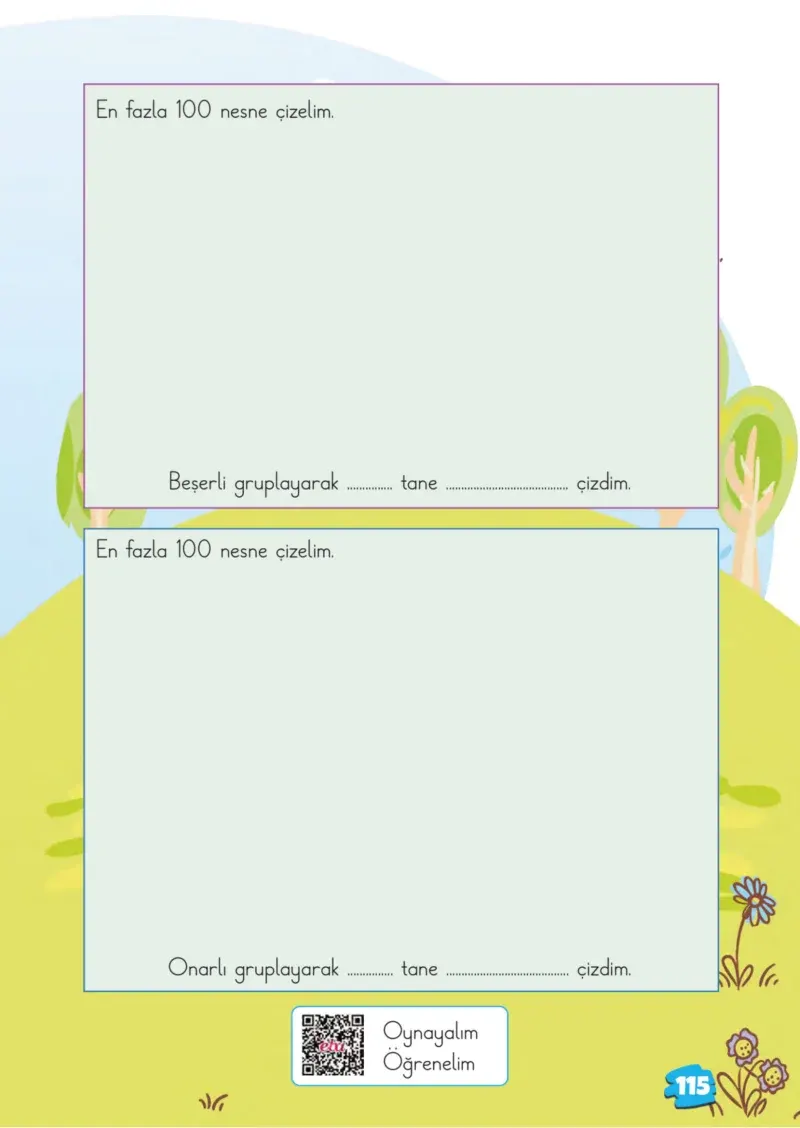 2. Sınıf Matematik Ders Kitabı Cevapları Meb Yayınları 1.Kitap Sayfa 115