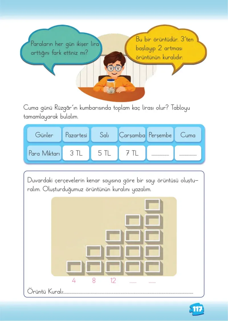 2. Sınıf Matematik Ders Kitabı Cevapları Meb Yayınları 1.Kitap Sayfa 117