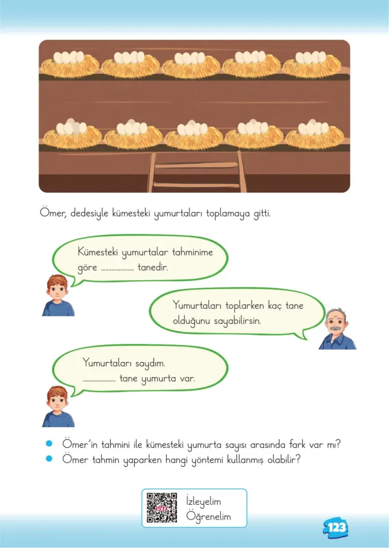 2. Sınıf Matematik Ders Kitabı Cevapları Meb Yayınları 1.Kitap Sayfa 123