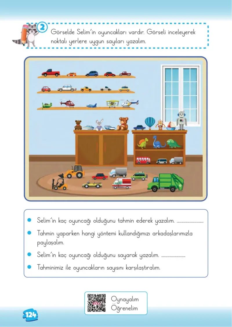 2. Sınıf Matematik Ders Kitabı Cevapları Meb Yayınları 1.Kitap Sayfa 124
