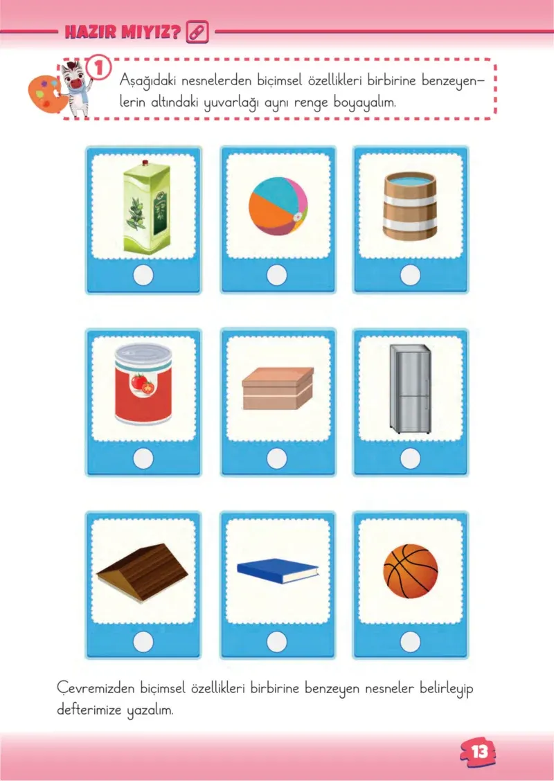 2. Sınıf Matematik Ders Kitabı Cevapları Meb Yayınları 1.Kitap Sayfa 13