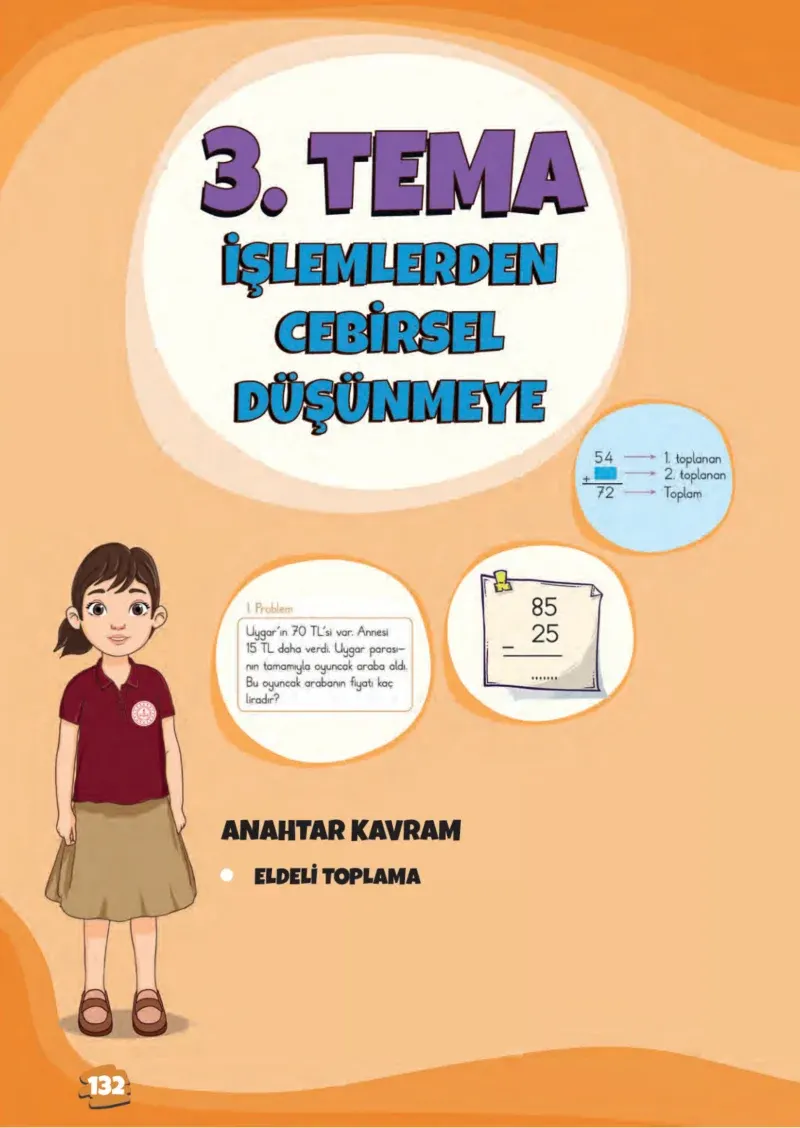 2. Sınıf Matematik Ders Kitabı Cevapları Meb Yayınları 1.Kitap Sayfa 132