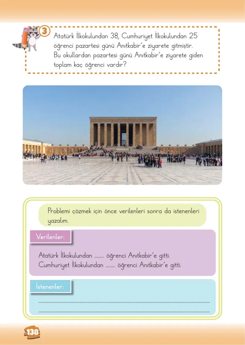 2. Sınıf Matematik Ders Kitabı Cevapları Meb Yayınları 1.Kitap Sayfa 138