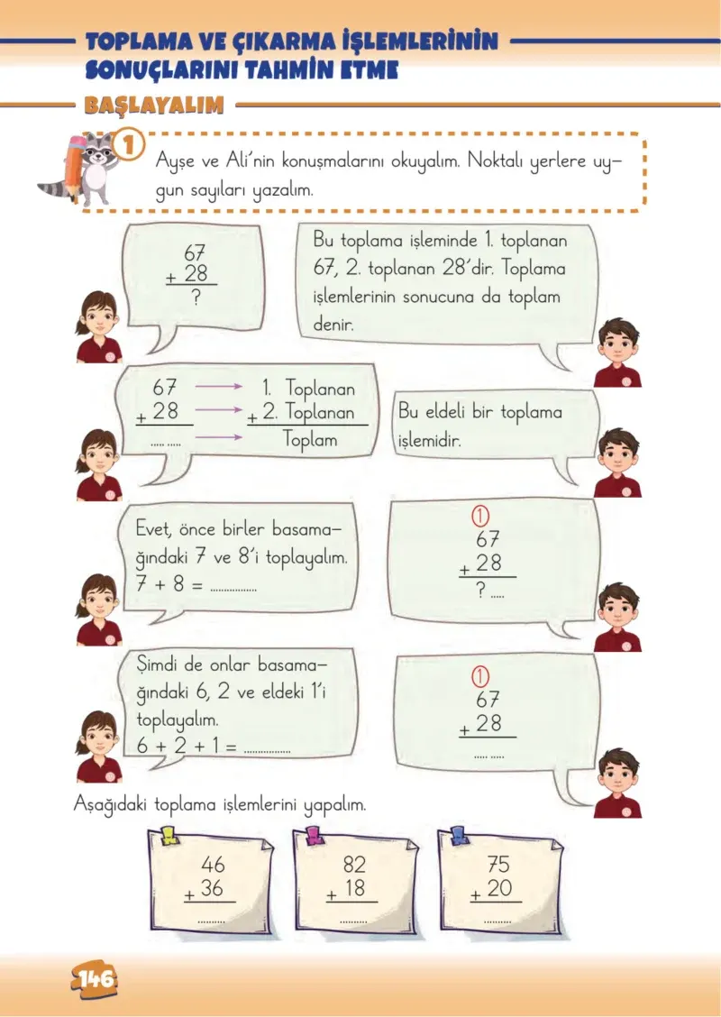 2. Sınıf Matematik Ders Kitabı Cevapları Meb Yayınları 1.Kitap Sayfa 146