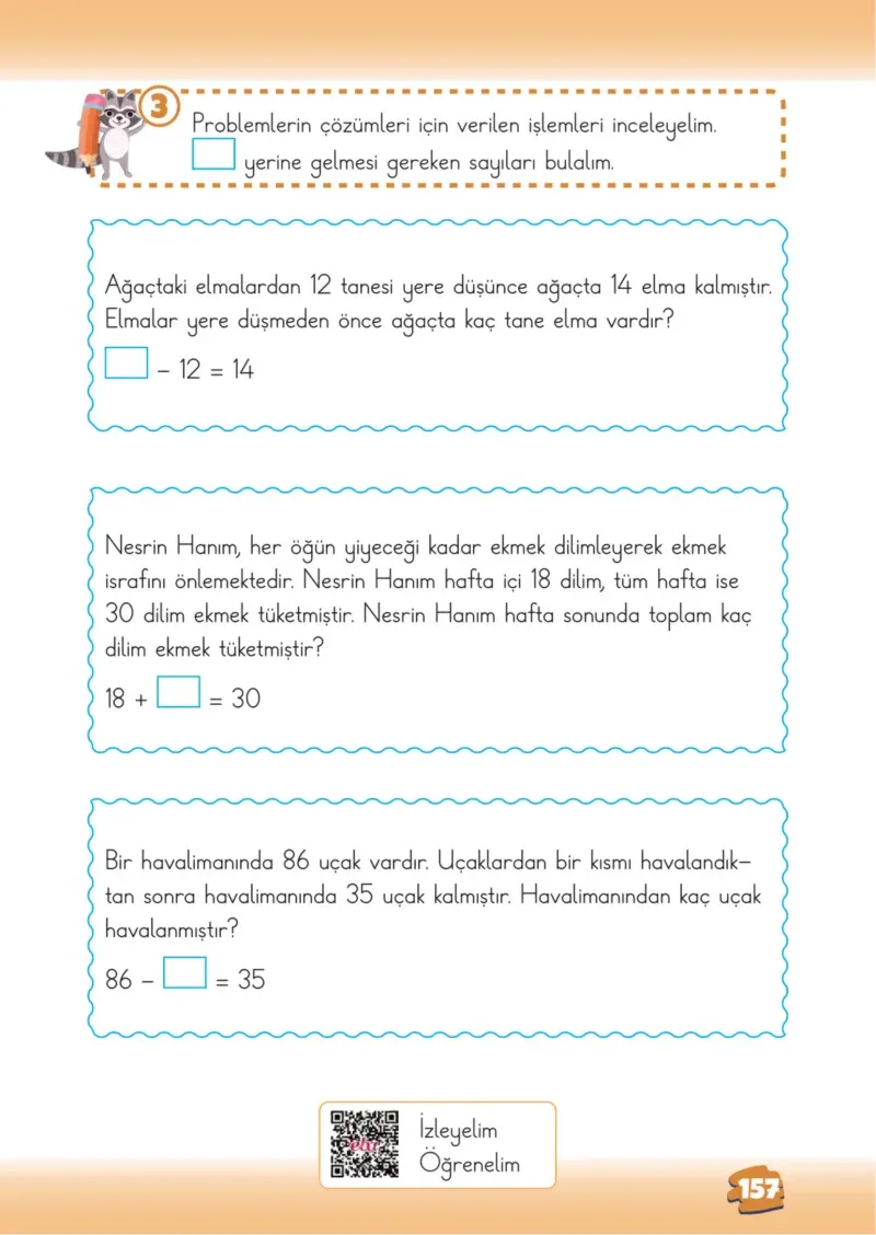 2. Sınıf Matematik Ders Kitabı Cevapları Meb Yayınları 1.Kitap Sayfa 157