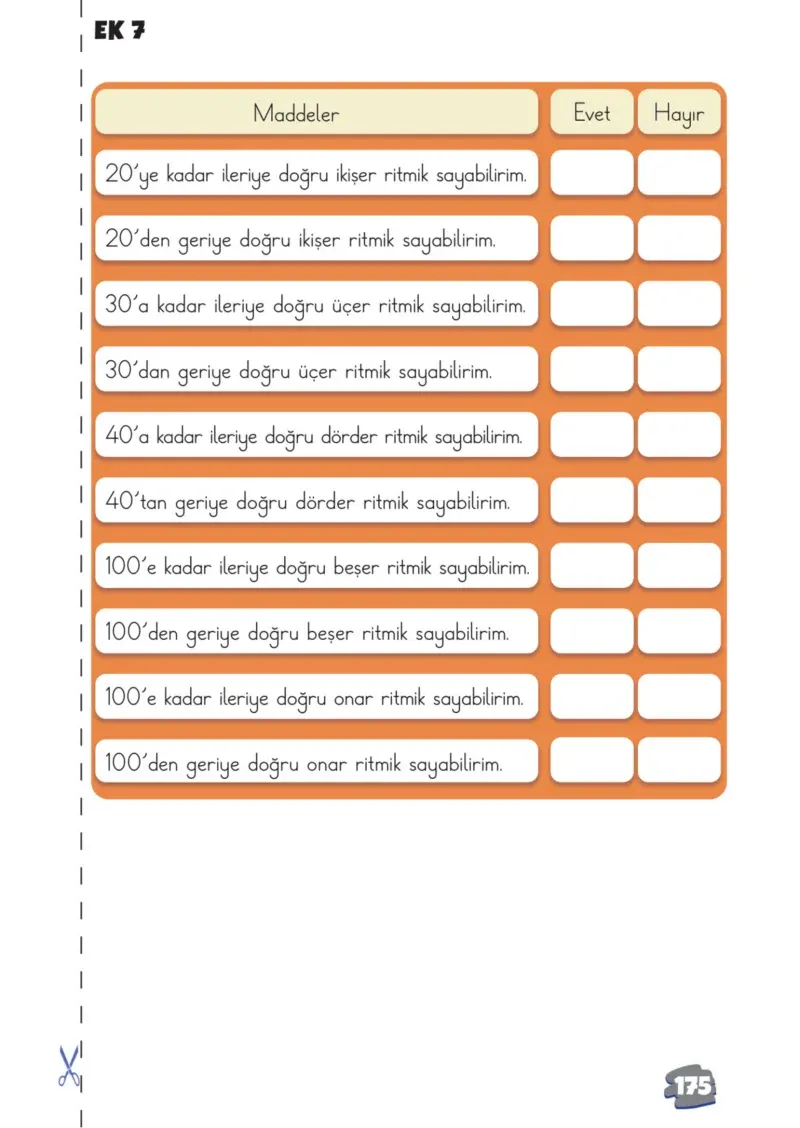 2. Sınıf Matematik Ders Kitabı Cevapları Meb Yayınları 1.Kitap Sayfa 175