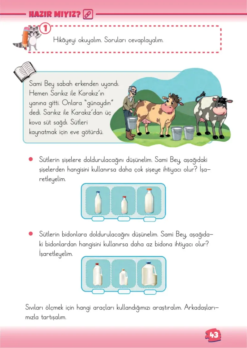 2. Sınıf Matematik Ders Kitabı Cevapları Meb Yayınları 1.Kitap Sayfa 43