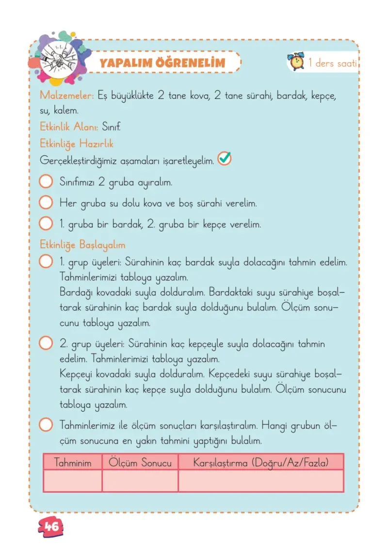 2. Sınıf Matematik Ders Kitabı Cevapları Meb Yayınları 1.Kitap Sayfa 46