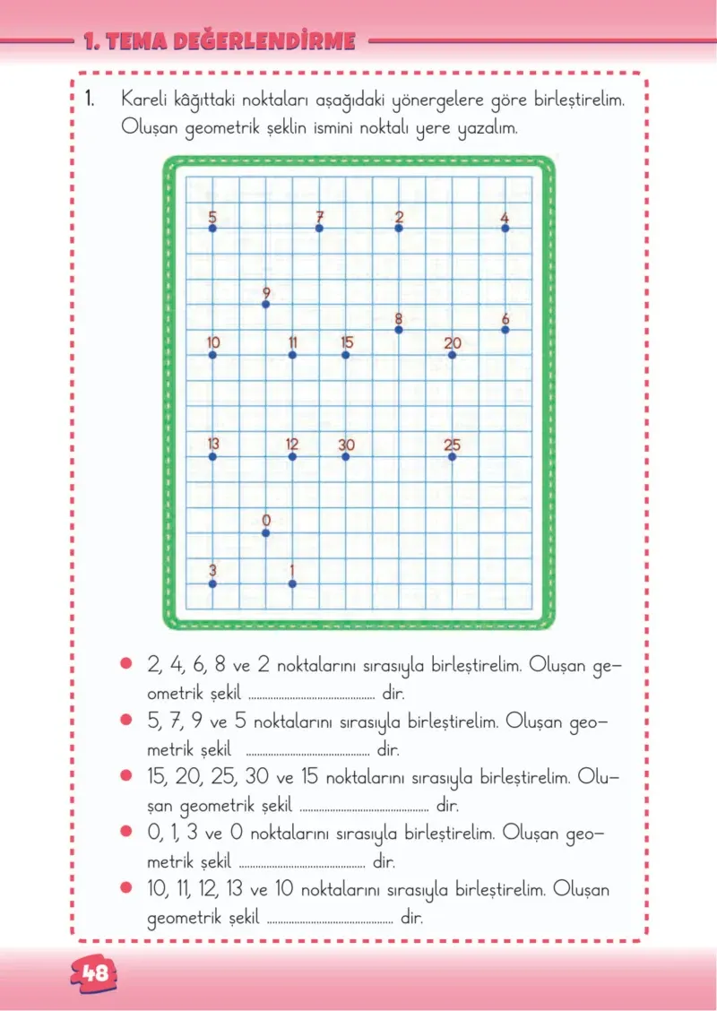 2. Sınıf Matematik Ders Kitabı Cevapları Meb Yayınları 1.Kitap Sayfa 48