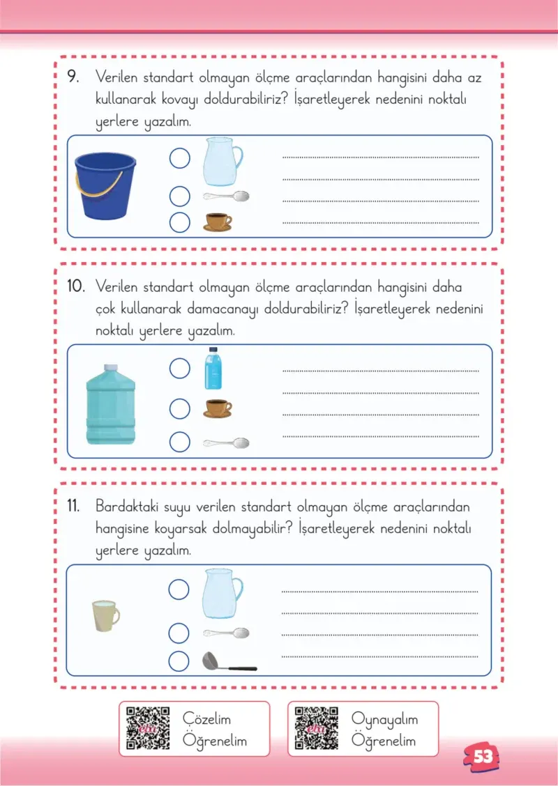 2. Sınıf Matematik Ders Kitabı Cevapları Meb Yayınları 1.Kitap Sayfa 53