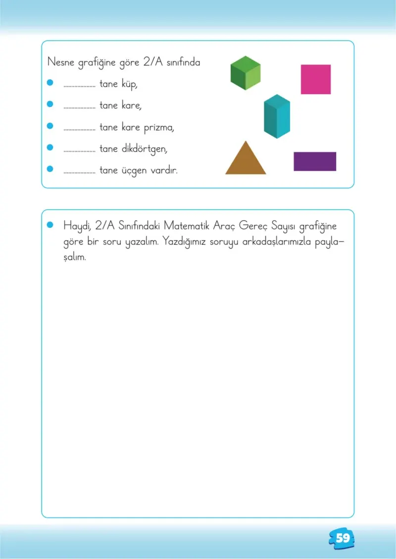 2. Sınıf Matematik Ders Kitabı Cevapları Meb Yayınları 1.Kitap Sayfa 59