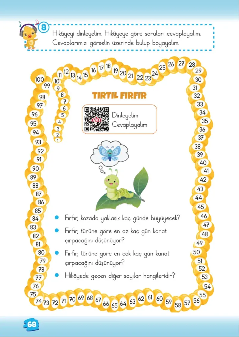2. Sınıf Matematik Ders Kitabı Cevapları Meb Yayınları 1.Kitap Sayfa 68