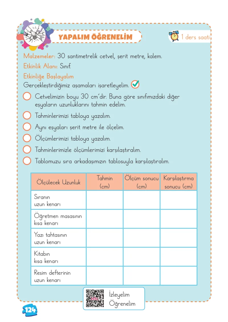 2. Sınıf Matematik Ders Kitabı Cevapları Meb Yayınları 2. Kitap Sayfa 124