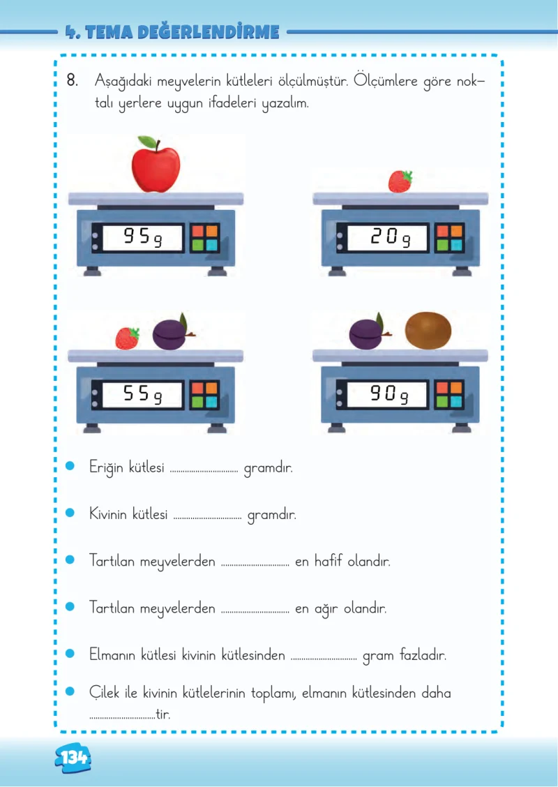 2. Sınıf Matematik Ders Kitabı Cevapları Meb Yayınları 2. Kitap Sayfa 134