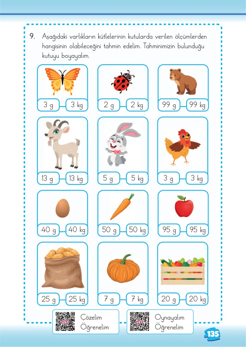 2. Sınıf Matematik Ders Kitabı Cevapları Meb Yayınları 2. Kitap Sayfa 135