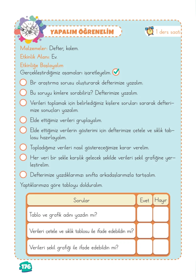 2. Sınıf Matematik Ders Kitabı Cevapları Meb Yayınları 2. Kitap Sayfa 176
