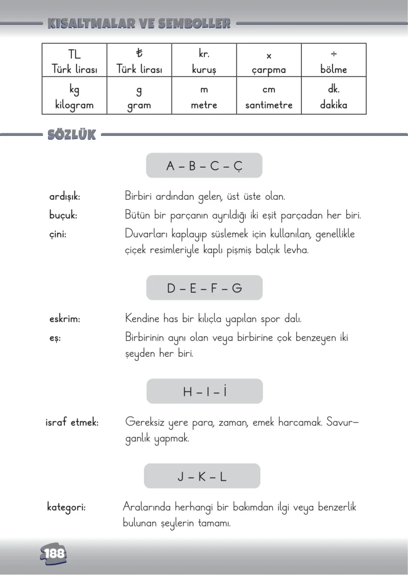 2. Sınıf Matematik Ders Kitabı Cevapları Meb Yayınları 2. Kitap Sayfa 188
