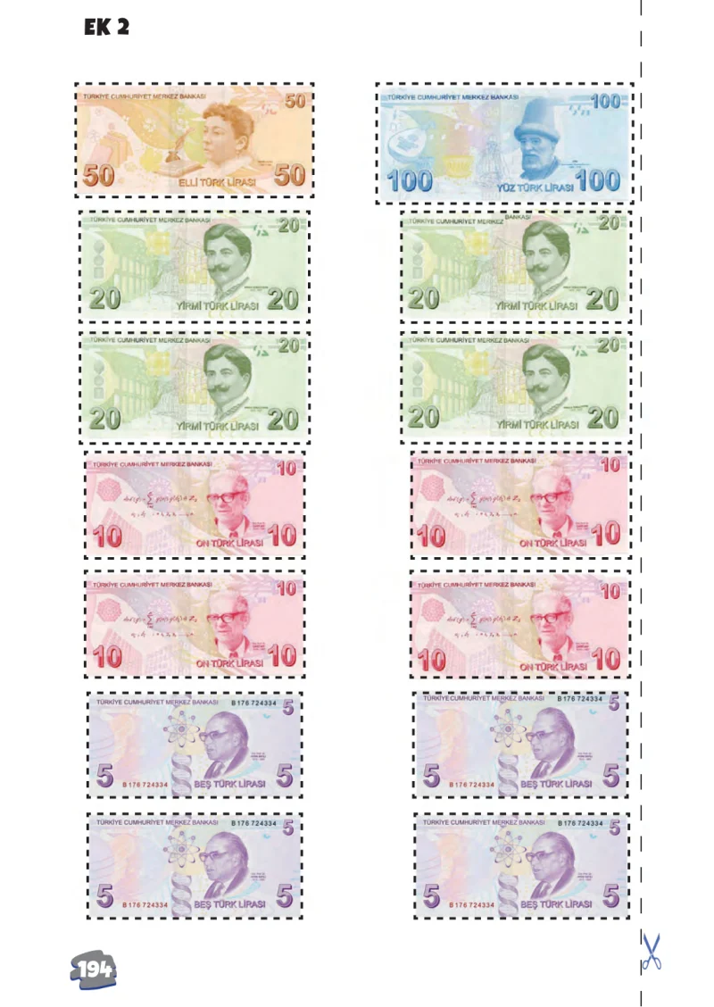 2. Sınıf Matematik Ders Kitabı Cevapları Meb Yayınları 2. Kitap Sayfa 194