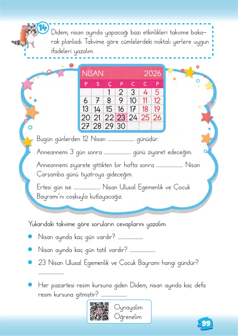 2. Sınıf Matematik Ders Kitabı Cevapları Meb Yayınları 2. Kitap Sayfa 99