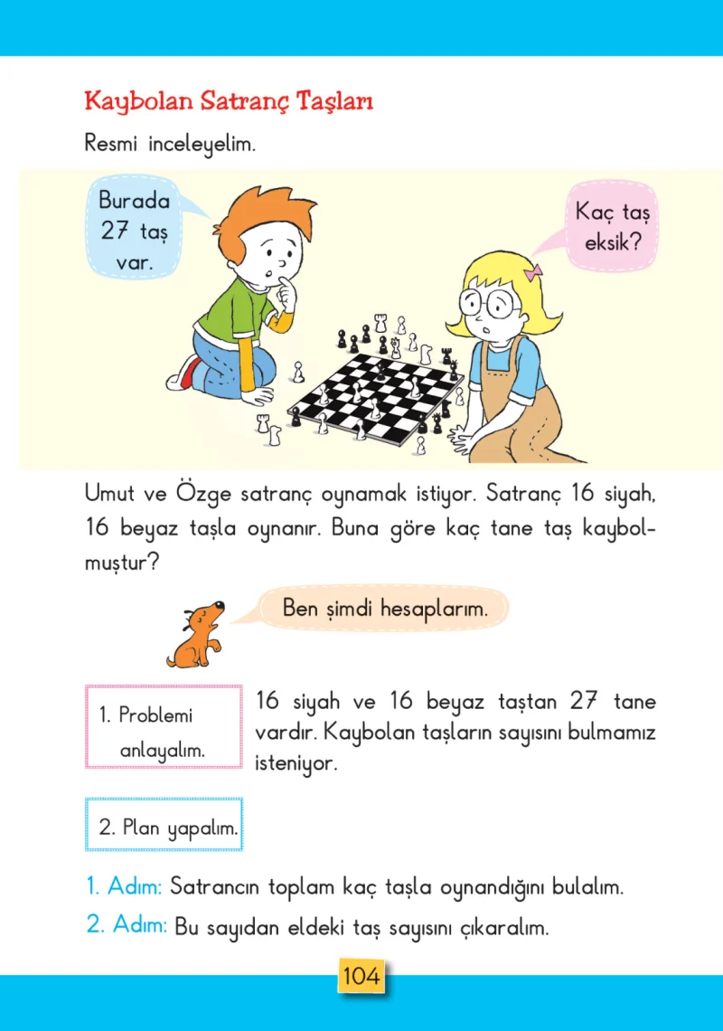 2. Sınıf Matematik Ders Kitabı Cevapları MHG Yayınları Sayfa 104