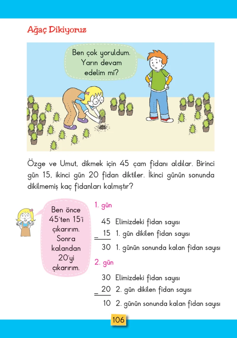 2. Sınıf Matematik Ders Kitabı Cevapları MHG Yayınları Sayfa 106