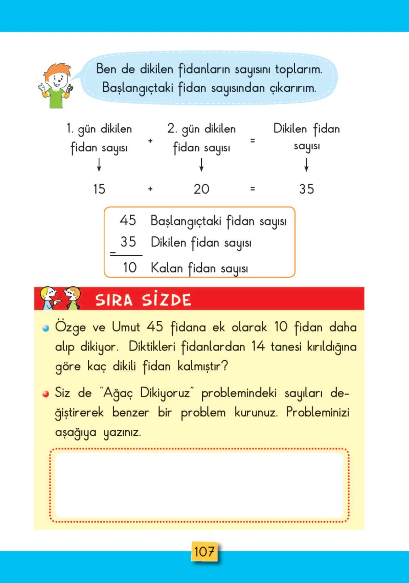 2. Sınıf Matematik Ders Kitabı Cevapları MHG Yayınları Sayfa 107