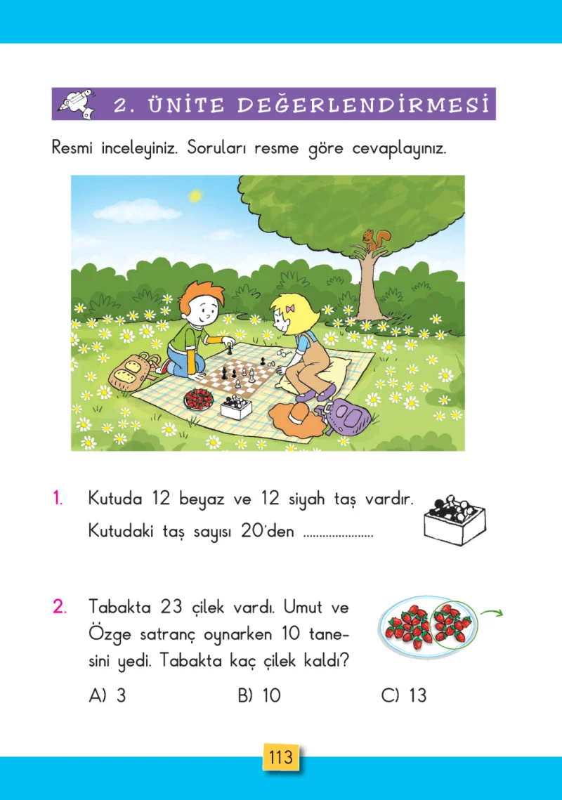 2. Sınıf Matematik Ders Kitabı Cevapları MHG Yayınları Sayfa 113