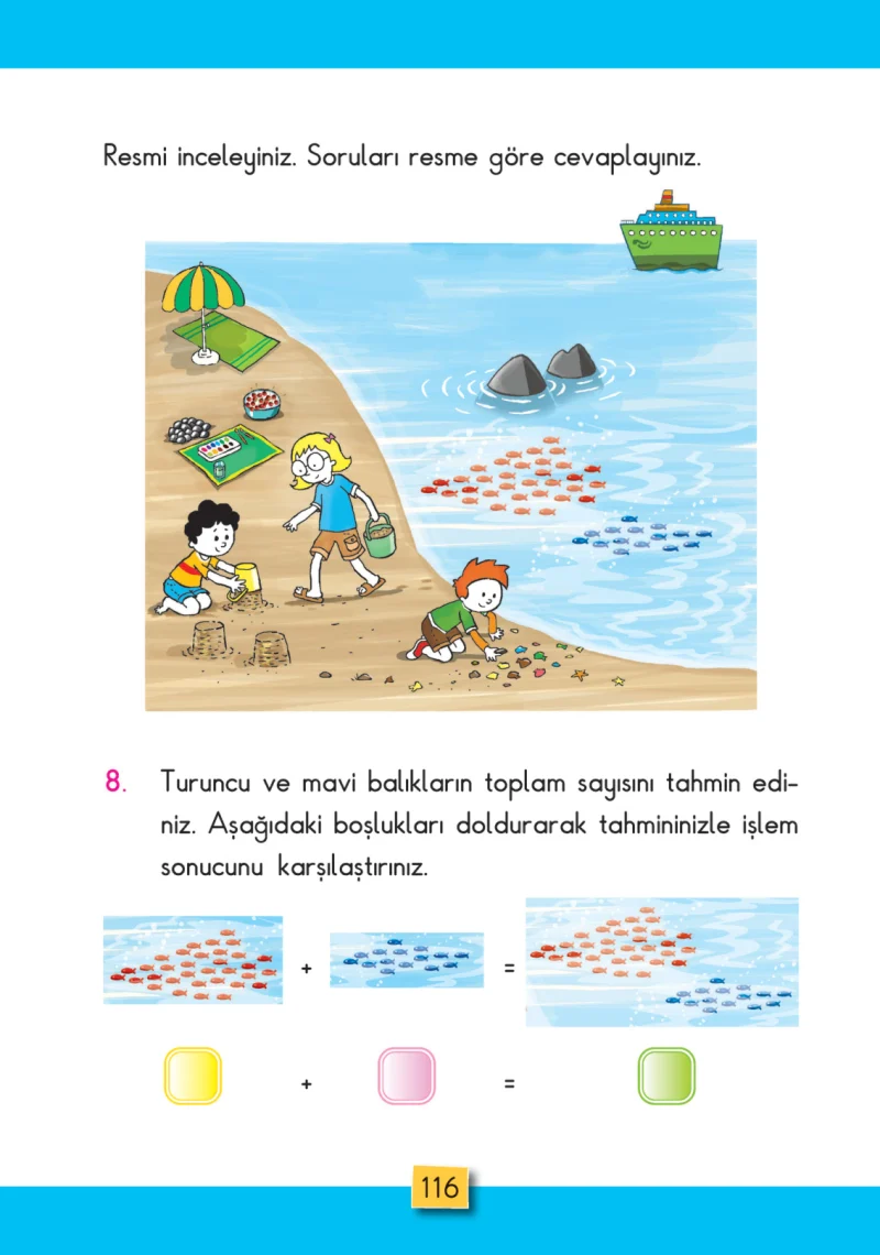 2. Sınıf Matematik Ders Kitabı Cevapları MHG Yayınları Sayfa 116