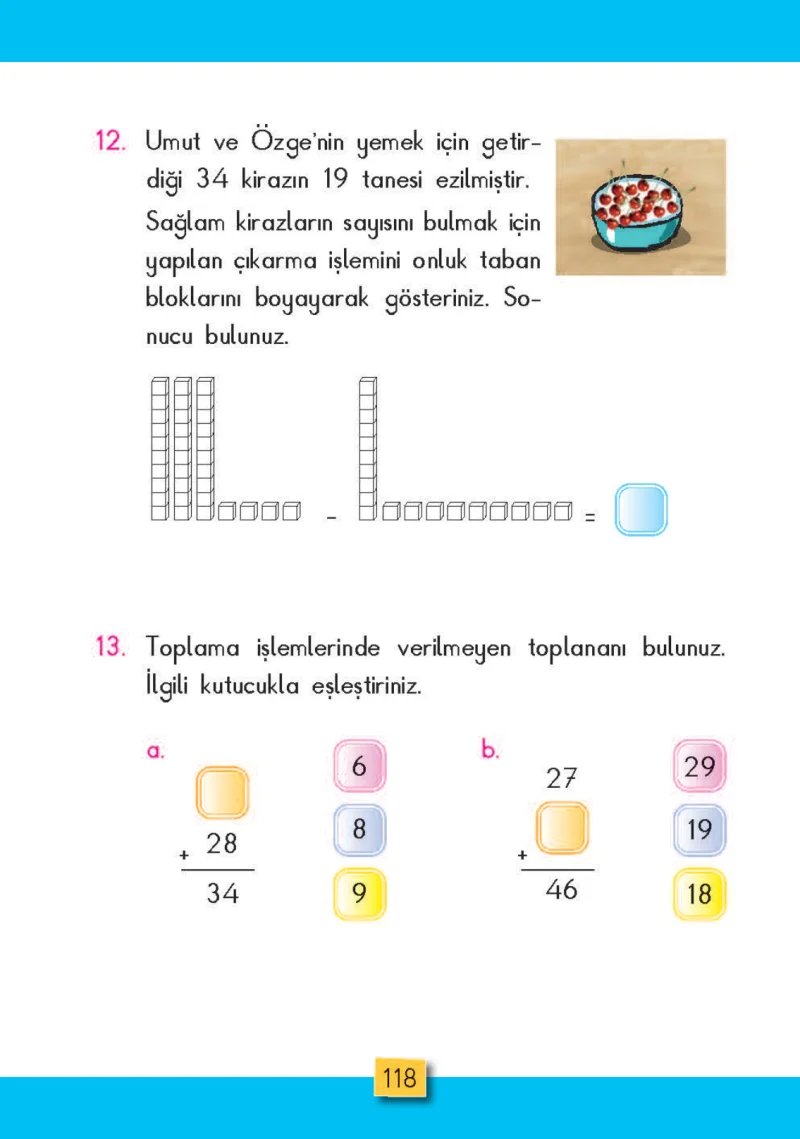 2. Sınıf Matematik Ders Kitabı Cevapları MHG Yayınları Sayfa 118