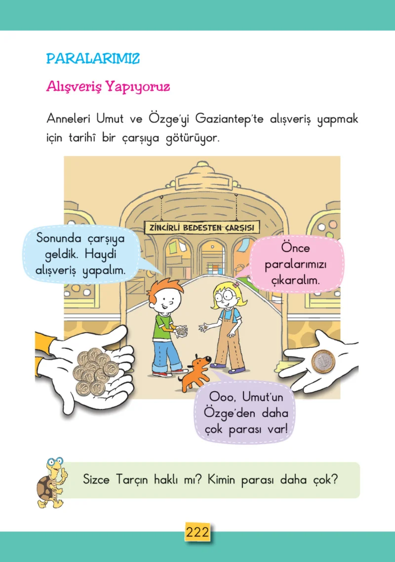 2. Sınıf Matematik Ders Kitabı Cevapları MHG Yayınları Sayfa 222