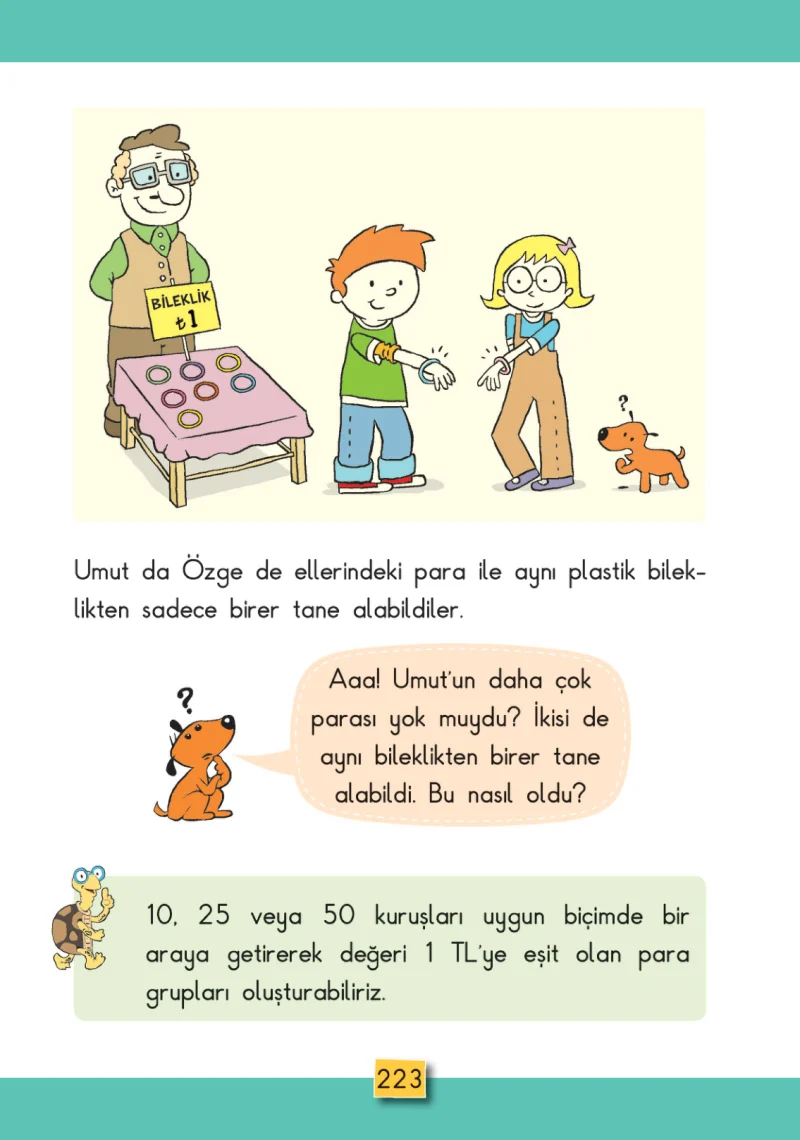 2. Sınıf Matematik Ders Kitabı Cevapları MHG Yayınları Sayfa 223