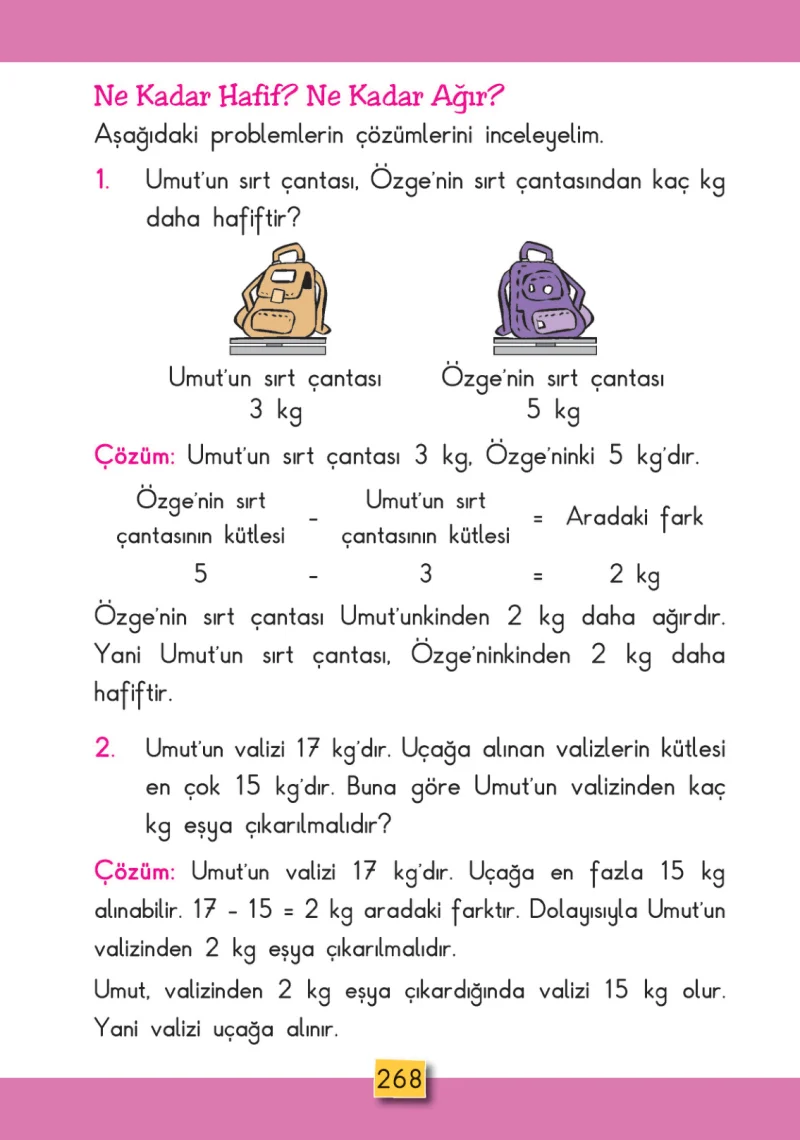 2. Sınıf Matematik Ders Kitabı Cevapları MHG Yayınları Sayfa 268