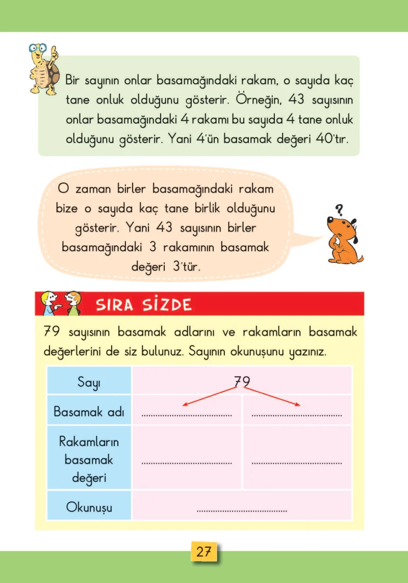 2. Sınıf Matematik Ders Kitabı Cevapları MHG Yayınları Sayfa 27