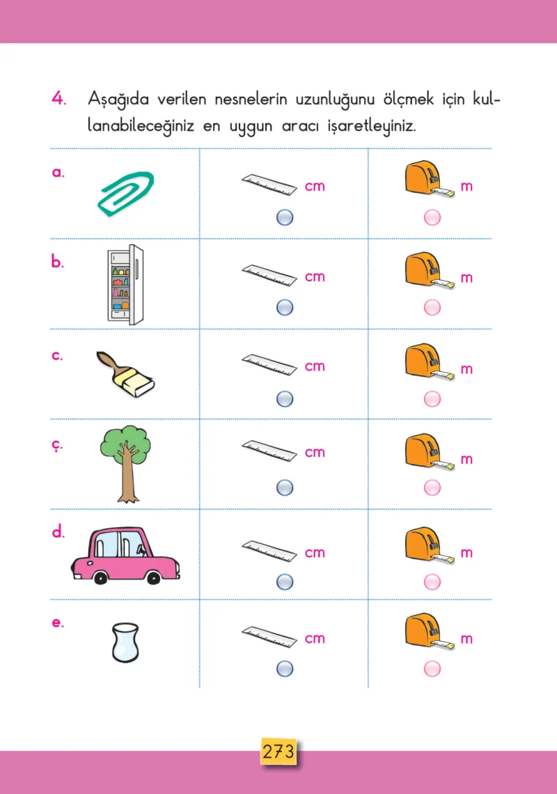 2. Sınıf Matematik Ders Kitabı Cevapları MHG Yayınları Sayfa 273