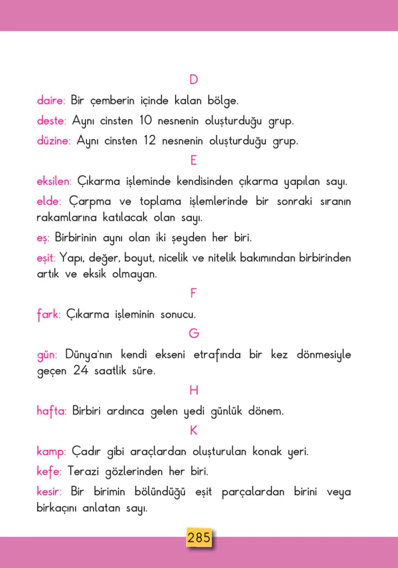 2. Sınıf Matematik Ders Kitabı Cevapları MHG Yayınları Sayfa 285