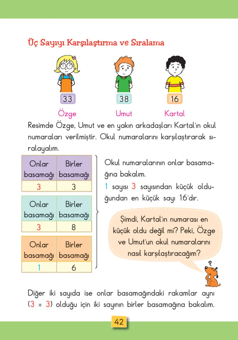 2. Sınıf Matematik Ders Kitabı Cevapları MHG Yayınları Sayfa 42