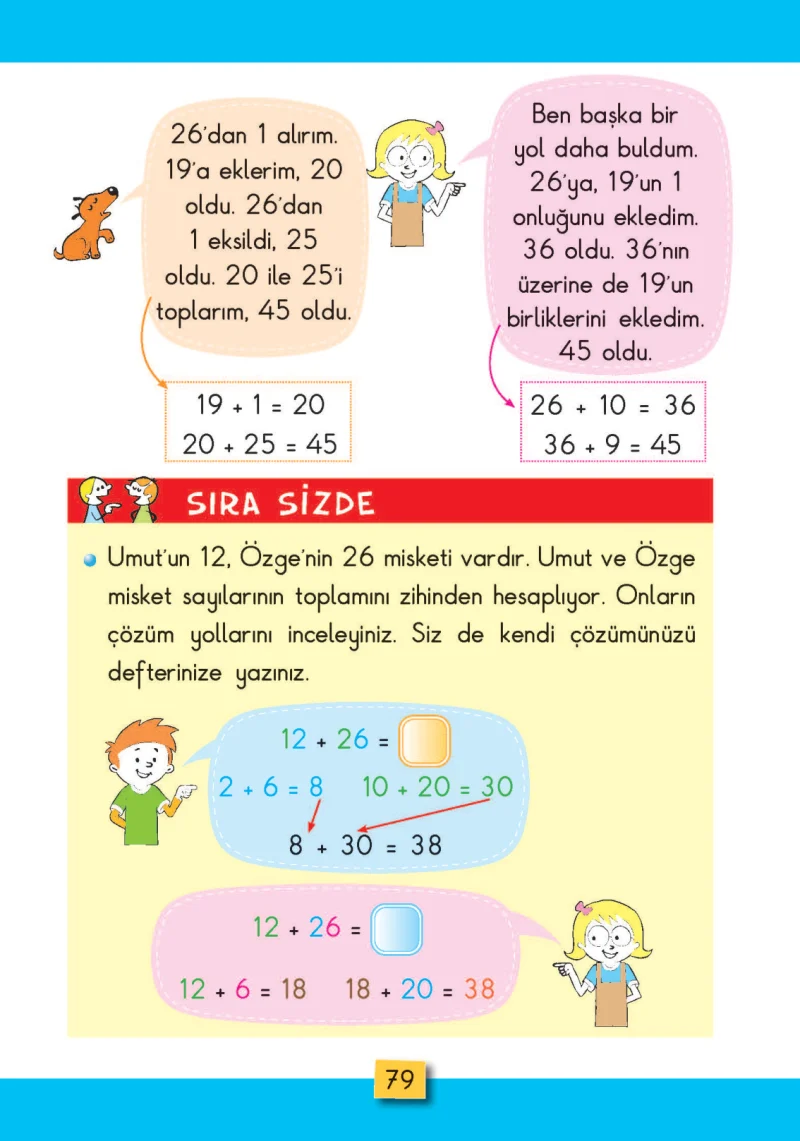 2. Sınıf Matematik Ders Kitabı Cevapları MHG Yayınları Sayfa 79