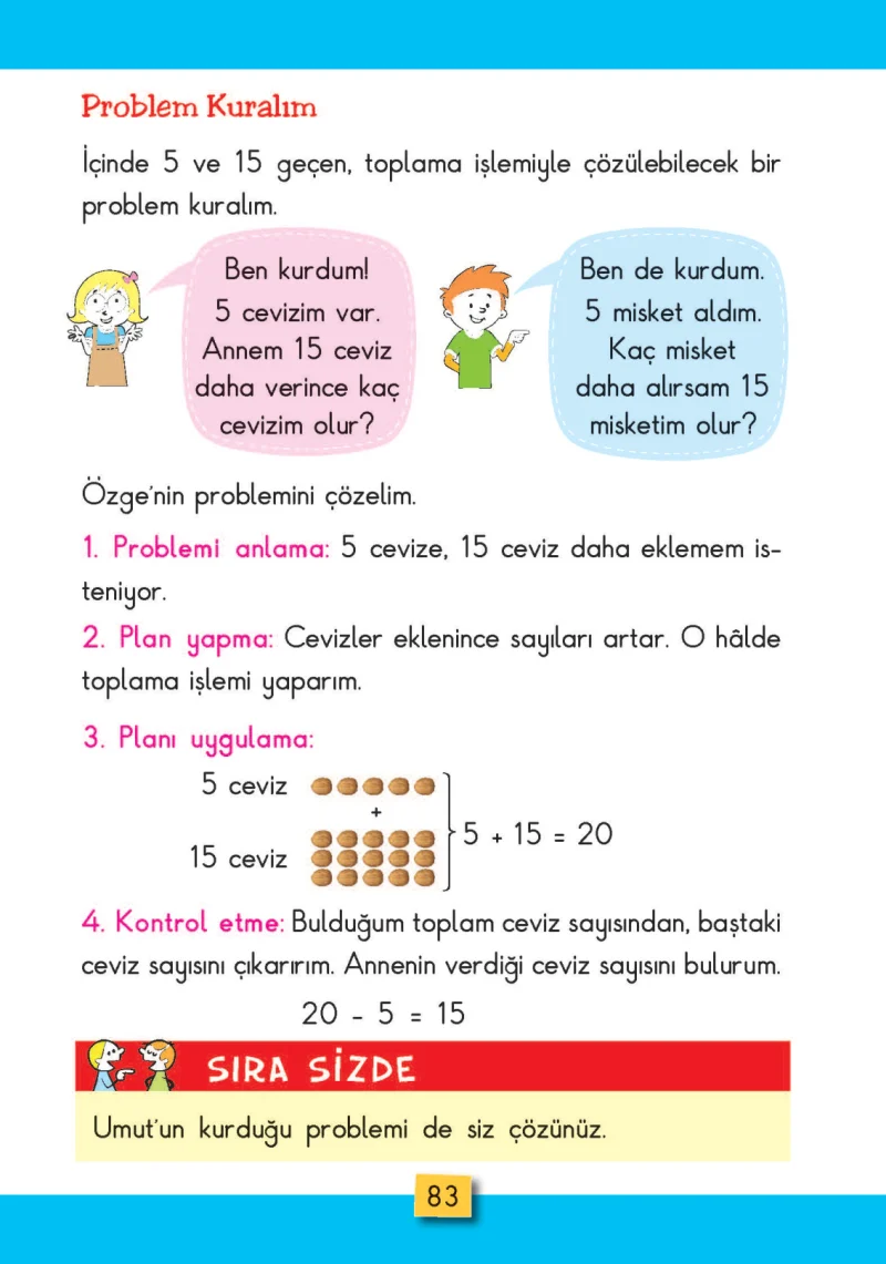 2. Sınıf Matematik Ders Kitabı Cevapları MHG Yayınları Sayfa 83