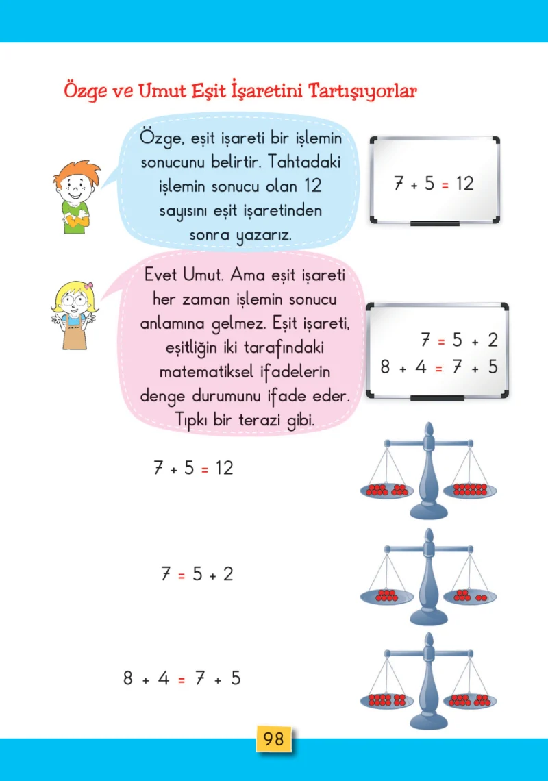 2. Sınıf Matematik Ders Kitabı Cevapları MHG Yayınları Sayfa 98