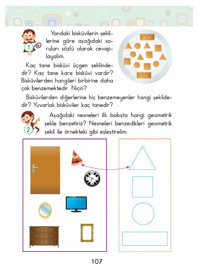 2. Sınıf Matematik Ders Kitabı Cevapları Pasifik Yayınları Sayfa 107