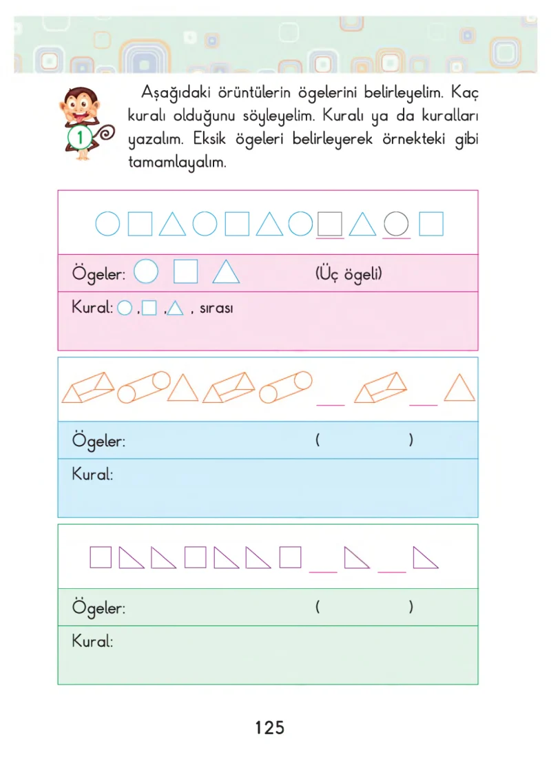 2. Sınıf Matematik Ders Kitabı Cevapları Pasifik Yayınları Sayfa 125