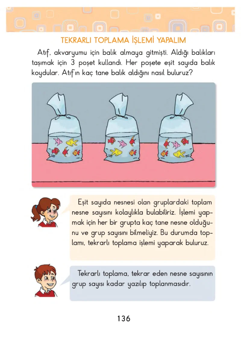 2. Sınıf Matematik Ders Kitabı Cevapları Pasifik Yayınları Sayfa 136