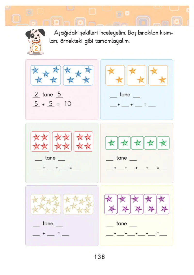 2. Sınıf Matematik Ders Kitabı Cevapları Pasifik Yayınları Sayfa 138