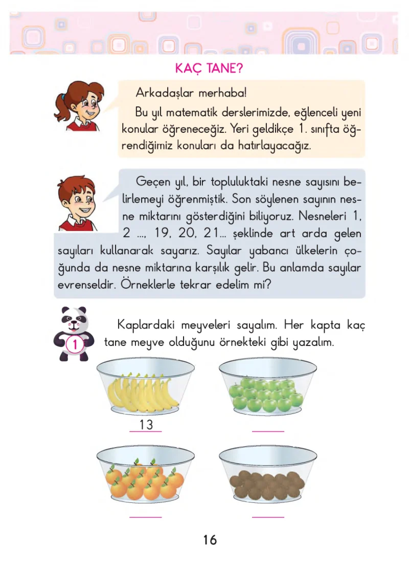 2. Sınıf Matematik Ders Kitabı Cevapları Pasifik Yayınları Sayfa 16