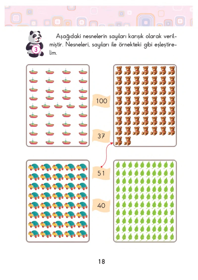 2. Sınıf Matematik Ders Kitabı Cevapları Pasifik Yayınları Sayfa 18