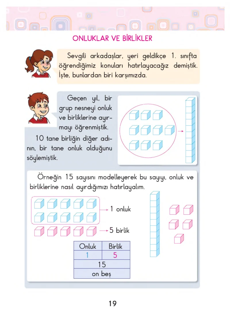 2. Sınıf Matematik Ders Kitabı Cevapları Pasifik Yayınları Sayfa 19