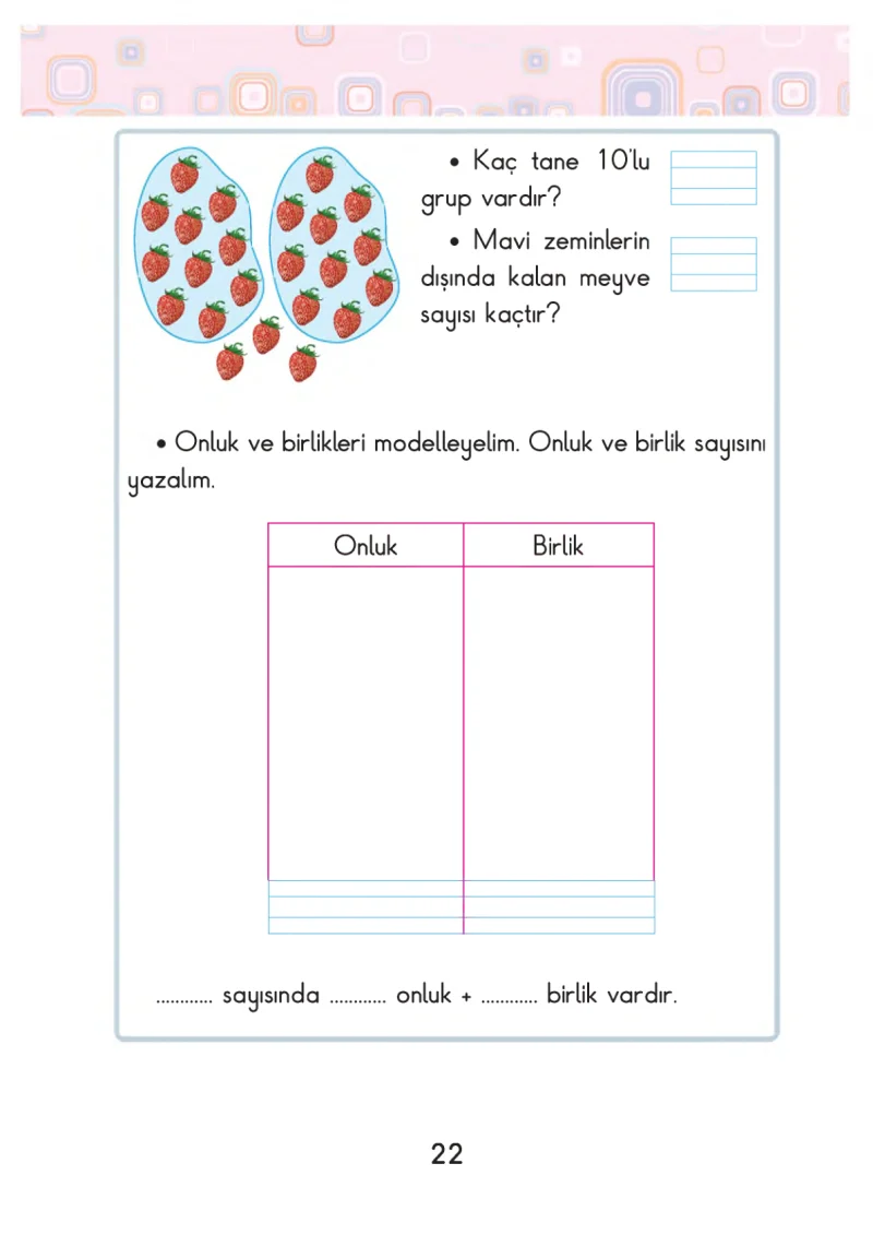 2. Sınıf Matematik Ders Kitabı Cevapları Pasifik Yayınları Sayfa 22