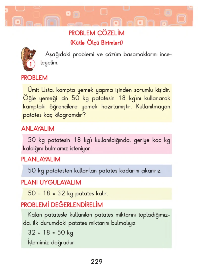 2. Sınıf Matematik Ders Kitabı Cevapları Pasifik Yayınları Sayfa 229